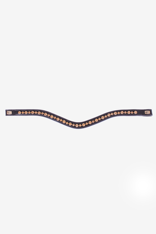 Browband E-Logo Gold
