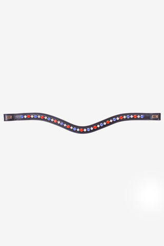 Browband E-Logo Red/Blue/White