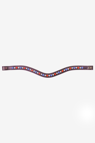 Browband E-Logo Red/Blue/White