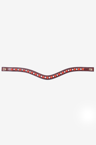 Frontriem E-Logo Rood/Wit