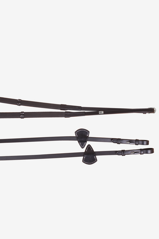 Rubber reins with stops