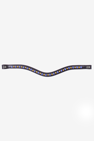 Browband E-Logo Blue/Yellow