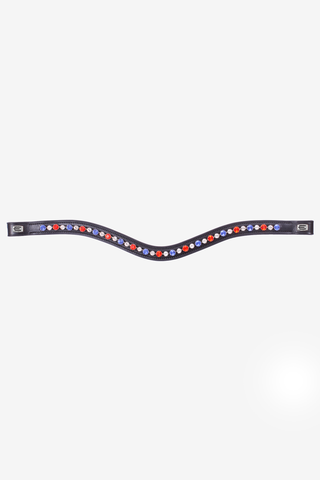 Browband E-Logo Red/Blue/White
