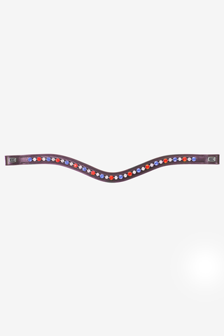 Browband E-Logo Red/Blue/White