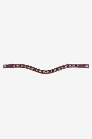 Browband E-Logo Gold/Black