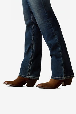 R.E.A.L. Mid Rise Stretch Jeans Rechte Pijpen Ocean