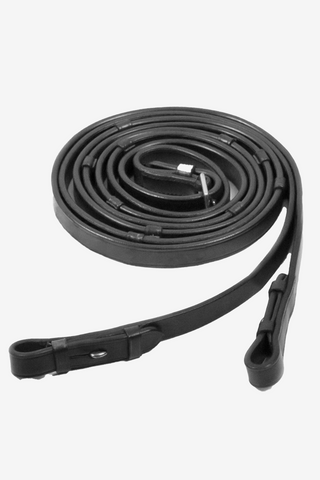 Rênes en cuir avec arrêtoirs