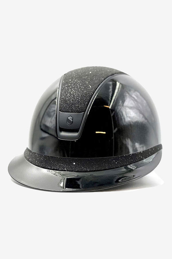 2.0 Glossy Miss Shield Crystal Fabric Matt Noir