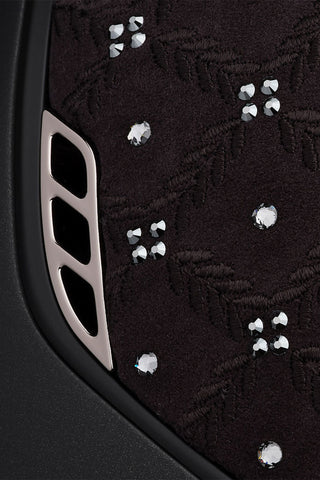 2.0 Shadowmatt Royal Flower Swarovski Matt Black