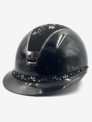 2.0 Glossy Miss Shield Flower Swarovski Jewel