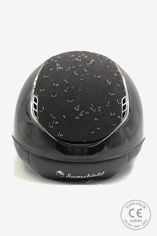 2.0 Glossy Miss Shield Schwarz Crystal Leaf