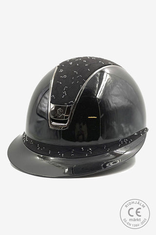 2.0 Glossy Miss Shield Schwarz Crystal Leaf