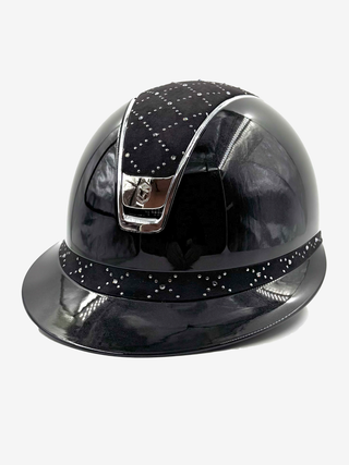 2.0 Glossy Miss Shield Lozenge Swarovski Zwart