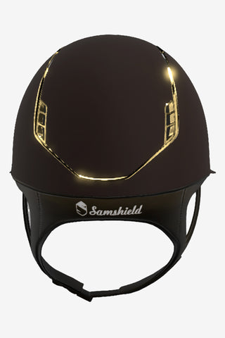 2.0 Shadowmatt Miss Shield Trim Gold Braun