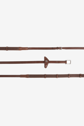 Eccelente Gummizügel mit Stopper Buckle Loop Cognac