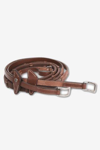 Eccelente Gummizügel mit Stopper Buckle Loop Cognac