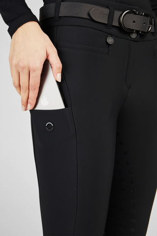 Linn Vollbesatz Reithose Schwarz