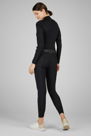 Linn Vollbesatz Reithose Schwarz