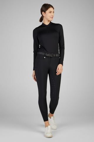 Linn Vollbesatz Reithose Schwarz