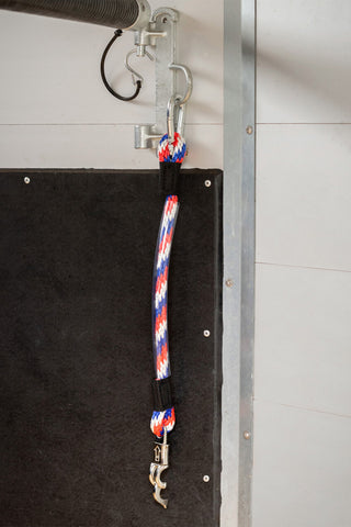 Anbindeseil für Anhänger 60cm Rot/Weiß/Marine