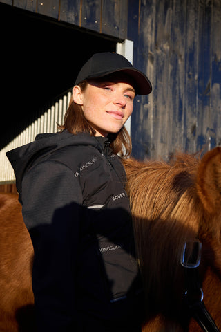 Eques KLSara Hybrid Reitjacke Schwarz