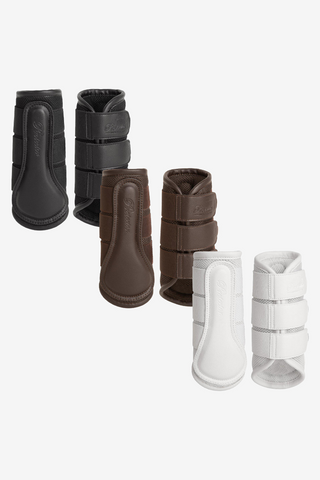 Mesh 3D Brushing Boots White