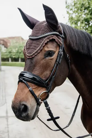 Stone & Pearl Lange Geïsoleerde Oorkap Bruin