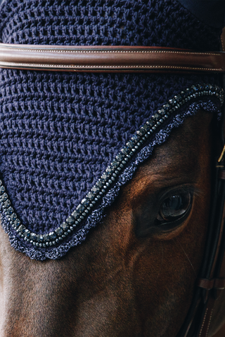 Stone & Pearl Lange Isolierte Fliegenhaube Navy