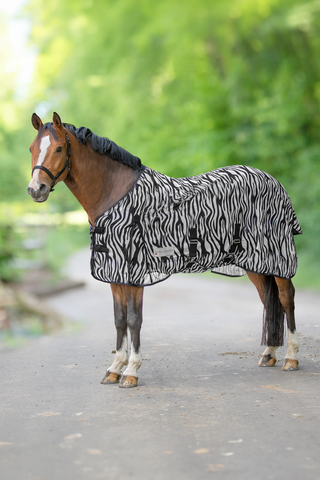 Zebra Flugtäcke Svart/Vit