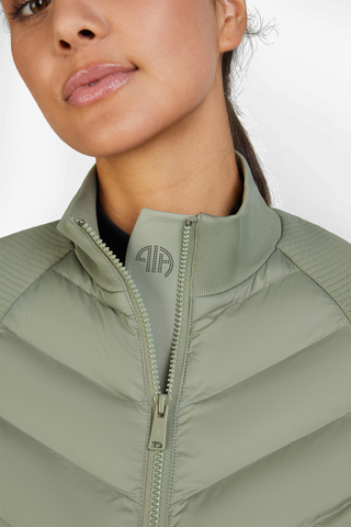 Hybridjacke Hellgrün