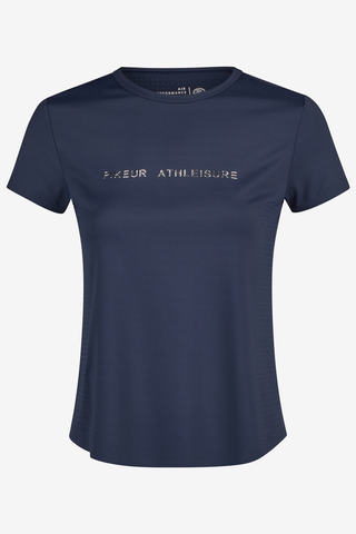 Athleisure Funktion T-shirt Navy