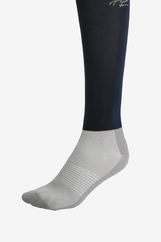 Chaussettes d'équitation de compétition Été Marine