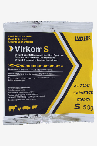 VIRKON S 50G DÉSINFECTANT