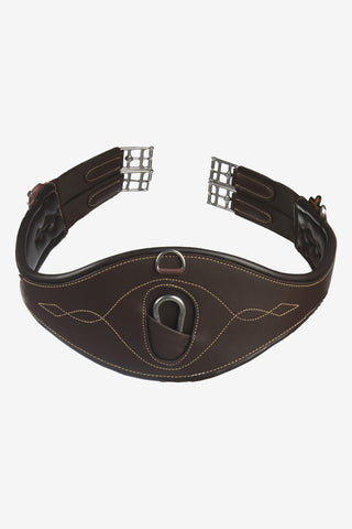 Anatomischer Sattelgurt Braun