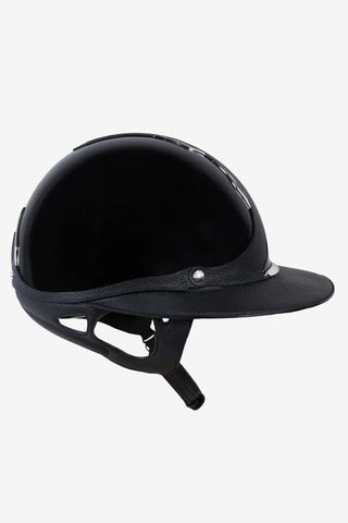 Riding Helmet Premium Eclipse Glossy Black