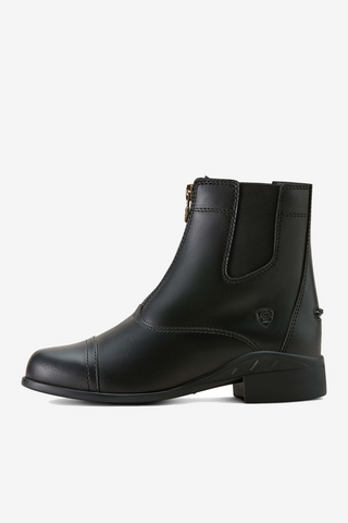 Rijschoenen Scout Zip Paddock Junior Zwart