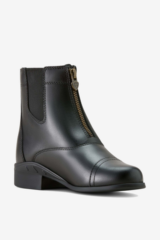 Rijschoenen Scout Zip Paddock Junior Zwart