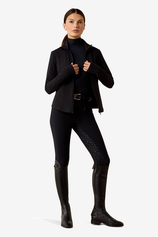 Trui SolVeil Full Zip Zwart