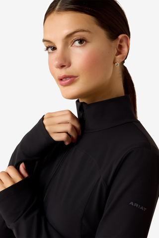 Trui SolVeil Full Zip Zwart