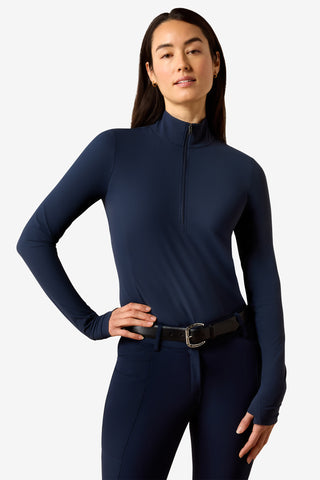 Ariat Solveil 1/2 Zip LS Navy Eclipse