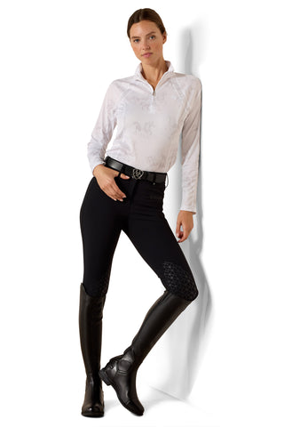 Rijshirt Sunstopper 3.0 White Mirage Print