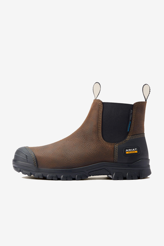 Boots Treadfast Chelsea Waterproof Steel Toe Brown