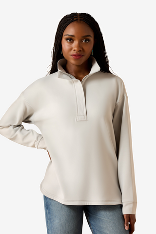 Trøje 1/2 Zip Breeze Quiet Grey