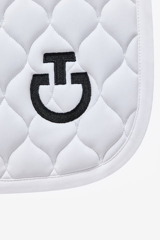 CT Circular Quilt Jersey Dress Weiß