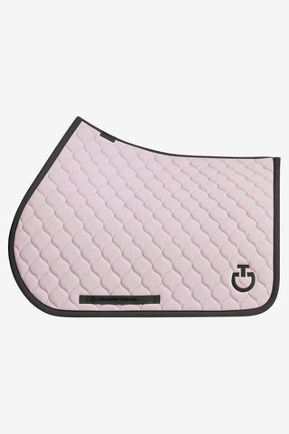 Springzadeldek Cirkelstiksel Violet Ice/Zwart