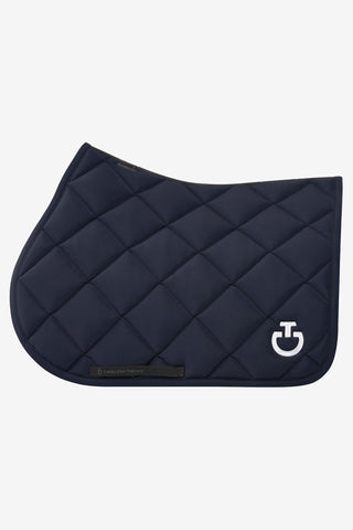 Diamond Quilt Jersey Springschabracke Navy