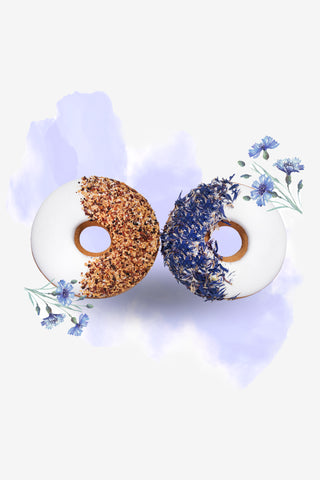 Paardensnoep Donuts Rose Hip & Cornflower 2-pack