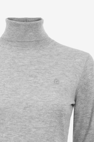 Cavalradina Wool Sweater Grey Melange