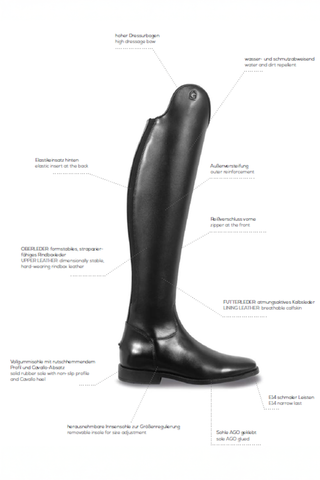 ODB One Reitstiefel Schwarz 38/48