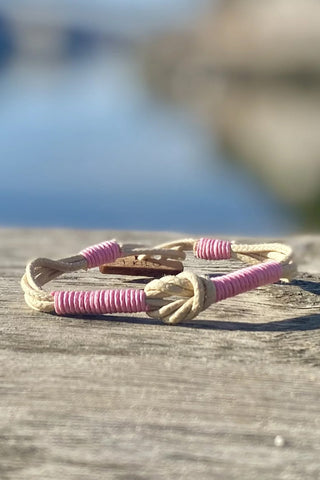CleanSea Bracelet Classique 1kg Sable Beige/Rose Corail